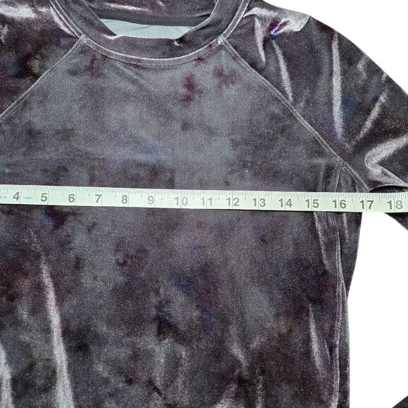 Lululemon Velour Warm Down Crew - Interstellar Dark Grey Multi - Picture 8 of 9